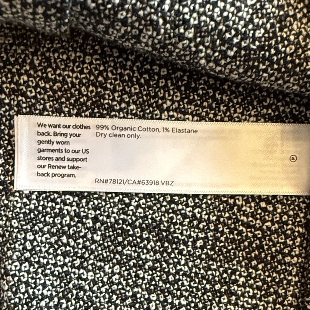 Eileen Fisher Stand Collar Stretch Organic Cotton Tweed Vest, M, EUC - Picture 10 of 10